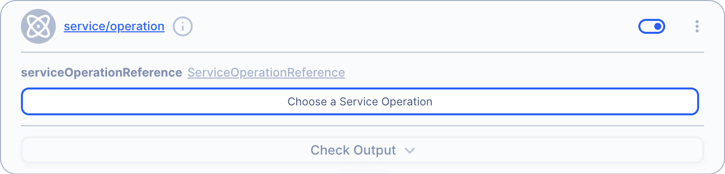 Choosing a Service Operation