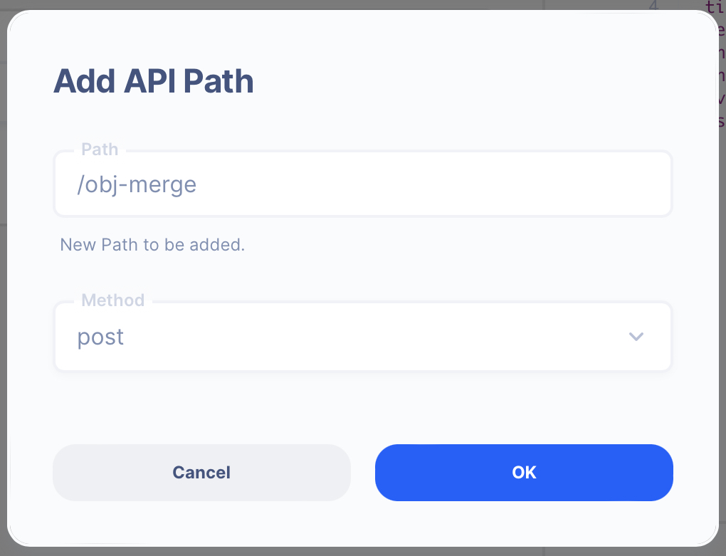 Create API Path