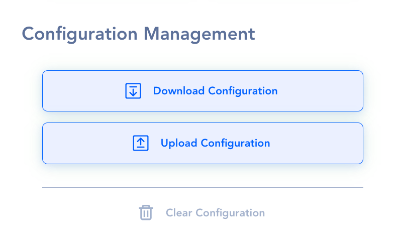 Download Configuration