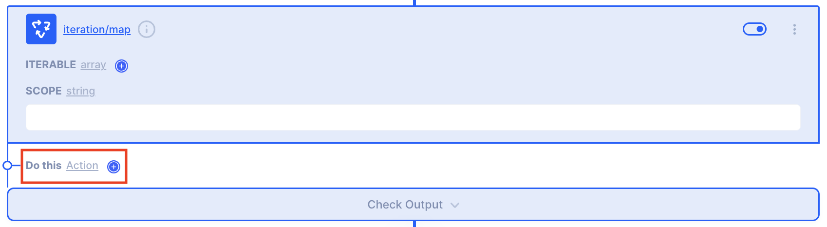 action iteration filter privew