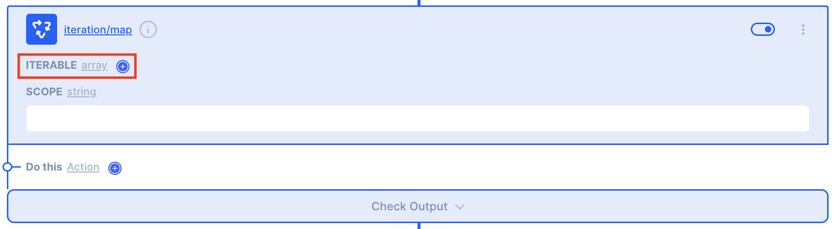 action iteration filter privew